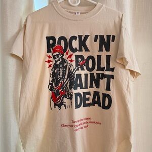 Pebby Forevee Graphic Side Slit Tee Shirt